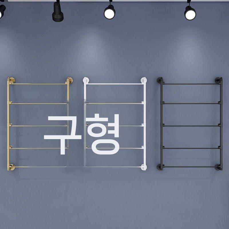 리본걸이대 거치대 벽걸이 스카프 포장지 공방 정리대 검정 5겹 60x75cm 공식 표준 - 상세 이미지 2
