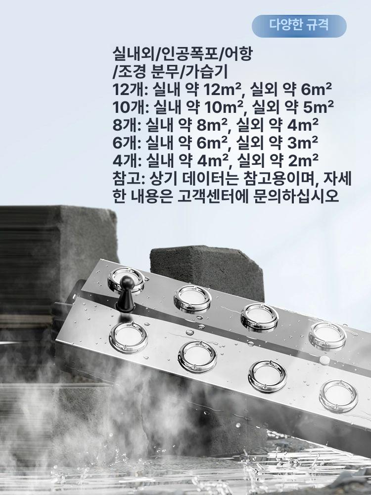 물안개 제조기 연못 미스트헤드 가습 조경 초음파 분무장치 - 상세 이미지 2