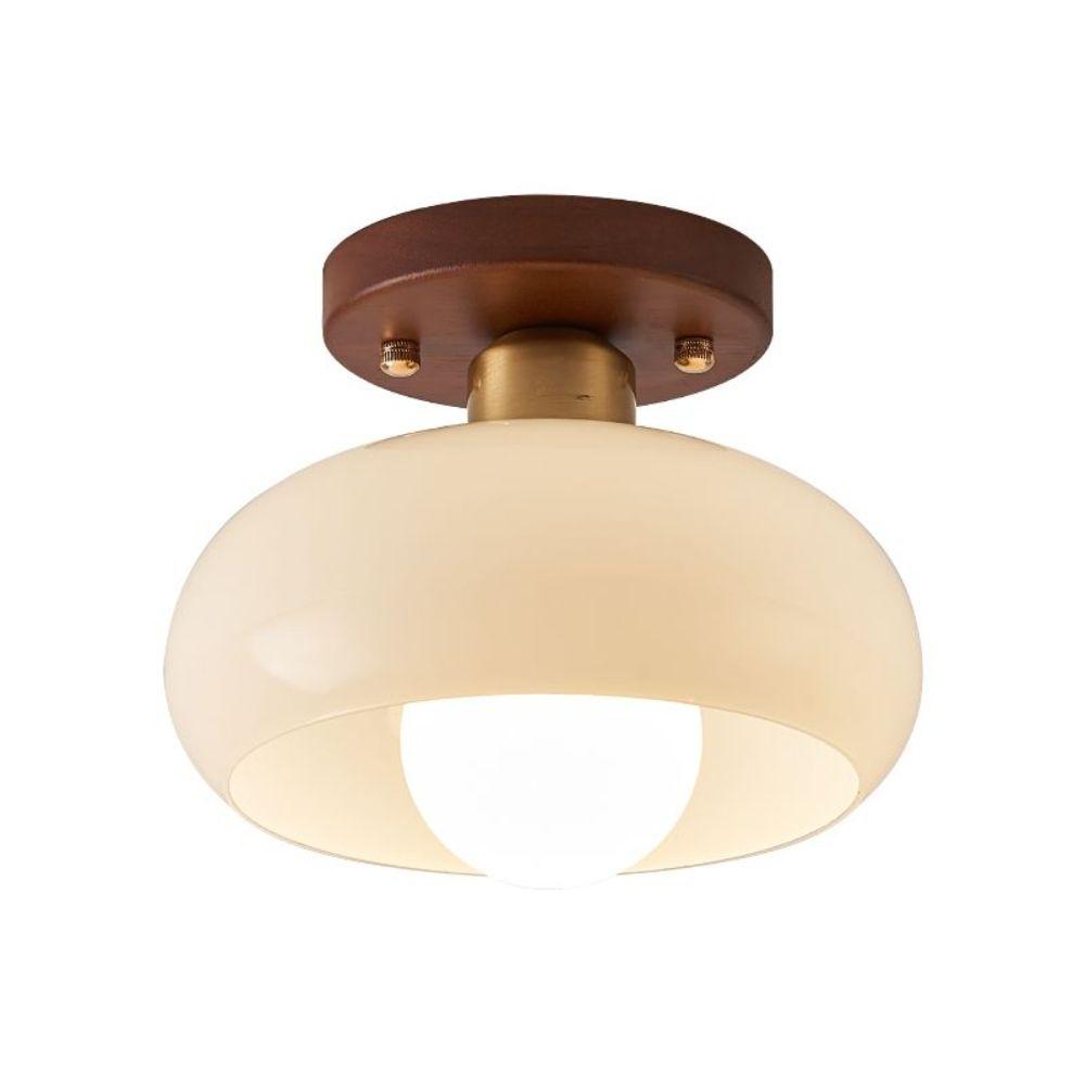 원목 LED 현관등 거실 조명 센서등 간접조명 천장등 20CM - 상품 이미지