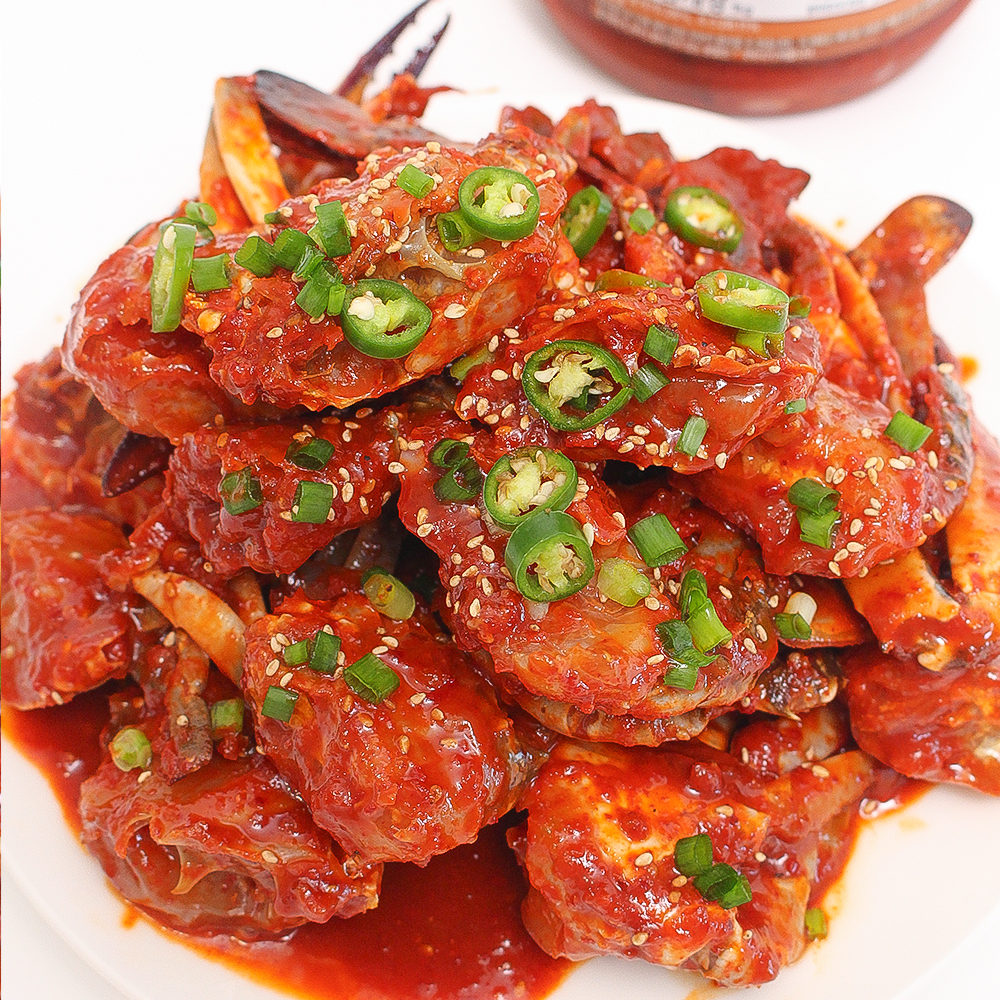 풀잎푸드 연평도 양념게장 손질 꽃게장 한입게장 1kg 이미지 8