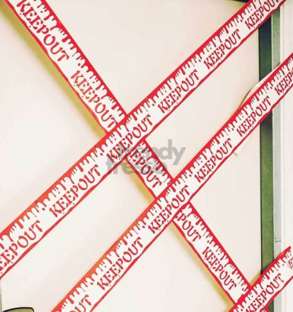 [트렌디프레소협력사]데이슬롯 워닝테이프 6m 블러디 벽장식 할로윈장식 할로윈