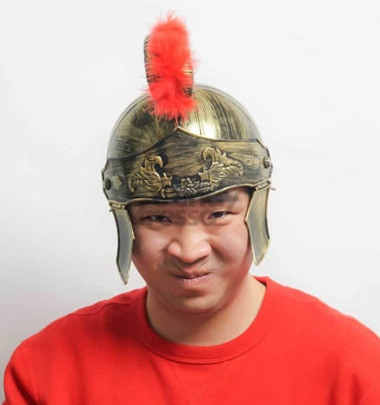 [트렌디프레소협력사]데이슬롯 중세로마 투구 골드 파티 귀여운 코스프레