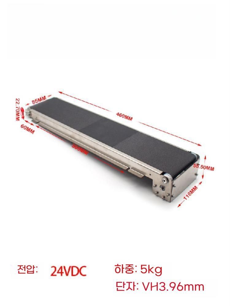 택배 소형 컨베어 탁상용 작업대 시제품 부품 운반 롤러 1 460mm 크롤러 - 상세 이미지 2