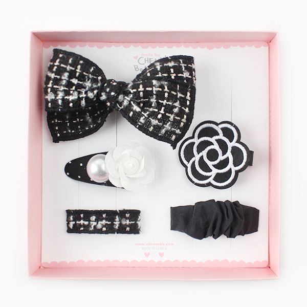 아기 유아 여아 헤어핀세트 선물세트 고퀄리티 기프트박스