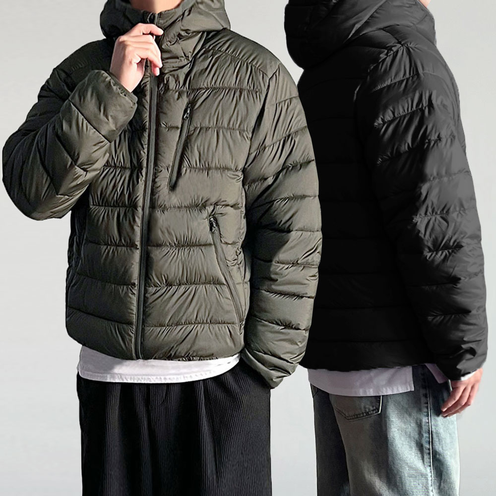 남자후드패딩 남자경량패딩 남성겨울점퍼 초겨울점퍼
