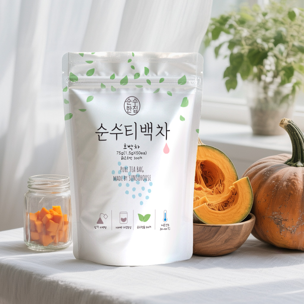 순수한집 국산 늙은 호박차 티백 50개입 이미지 2