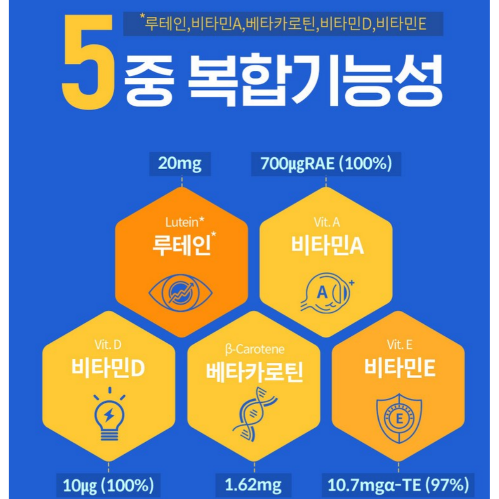 종근당건강 슈퍼 루테인 비젼 60정, 6개 - 상세 이미지 4