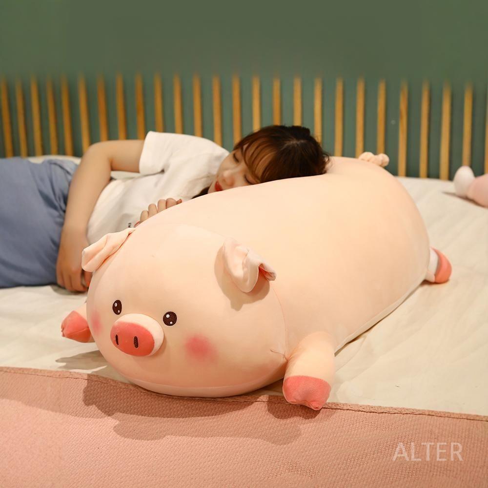 대형모찌인형 대형등쿠션 돼지 수면 안고자는 등받이 인형 - 상세 이미지 3