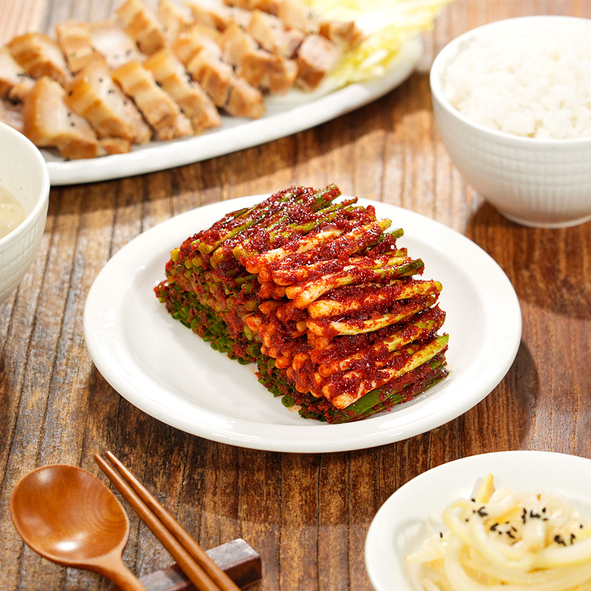 셰프애찬 실비파김치 500g 매운 실비 쪽파 김치 - 상세 이미지 2