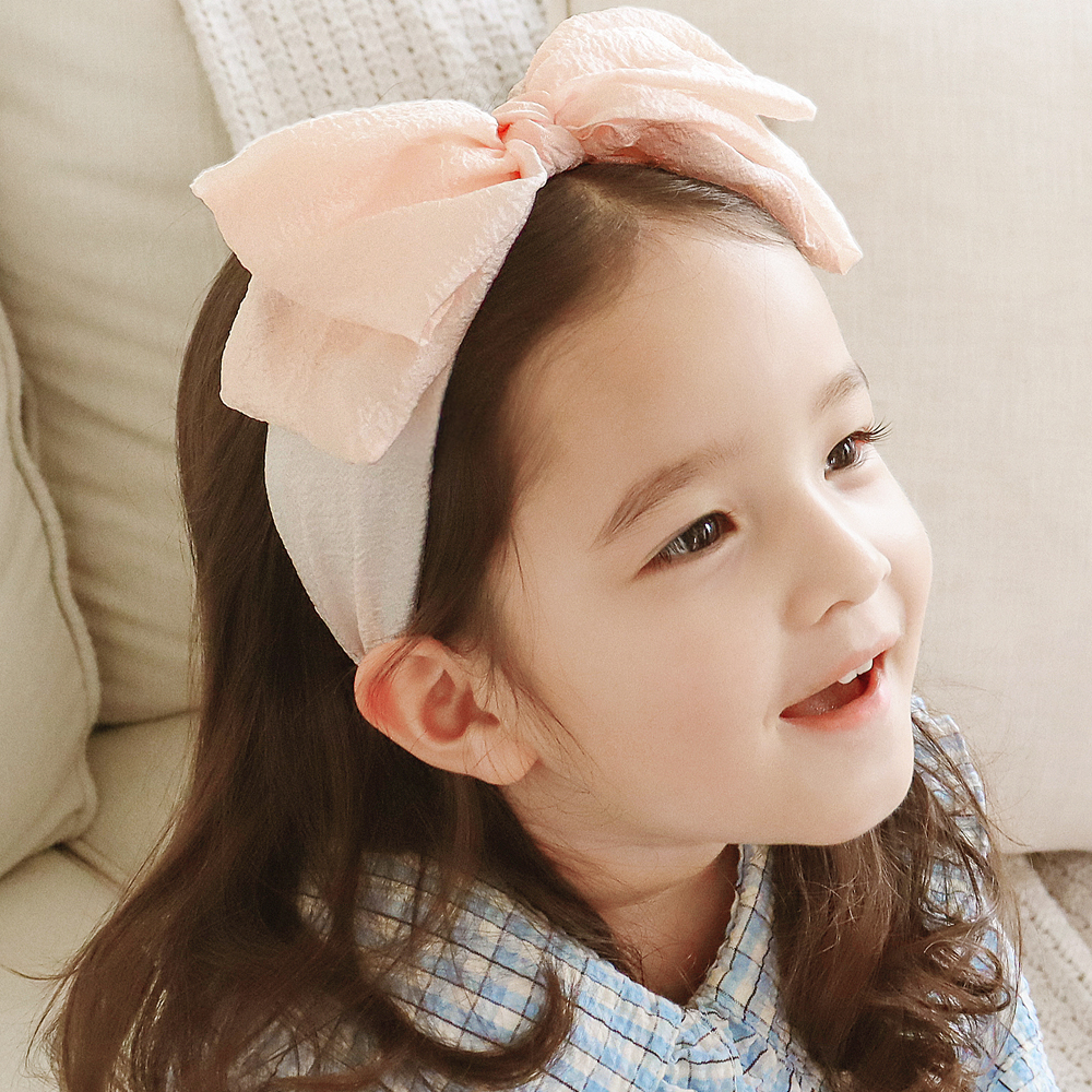 비비아나 리본 밴드 유아머리띠 - 상품 이미지