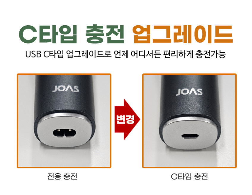 조아스 고급형 전기면도기 티타늄코팅 3중날 JS-7000 생활방수 청소년면도기 판매처 상세 정보 이미지 1