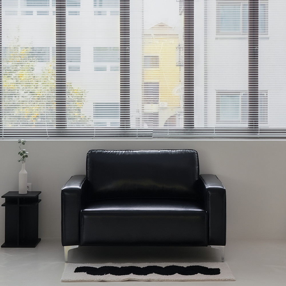 늘나른 누아르 2인용 가죽소파