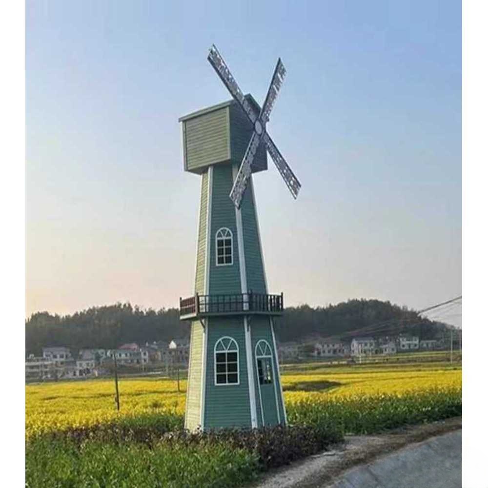 야외 풍차 오브제 정원 장식품 조경 포인트 인테리어 5m 화이트 - 상세 이미지 5
