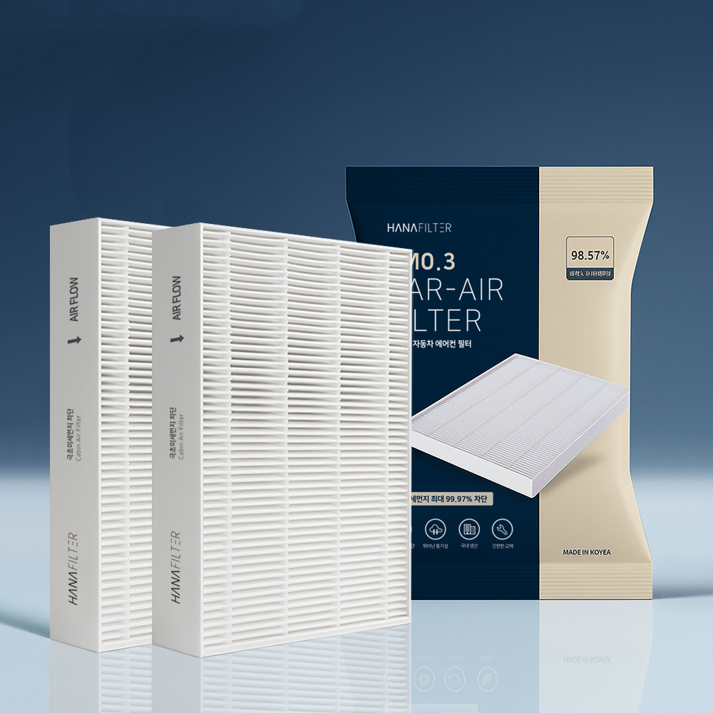 [호환] 1+1 하나필터 그랑 콜레오스 PM0.3 차량용 자동차 에어컨 필터 HCF-49 제품 이미지