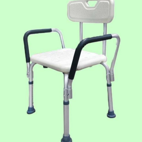 등받이 목욕 의자 손잡이 샤워 의자 알루미늄 임산부 어르신 안전 - 메인 이미지