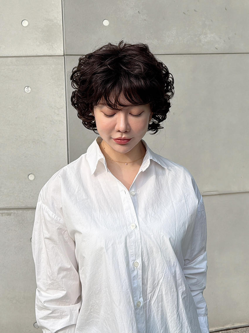 엘레강트 러블리 베이비펌 이쁜중년가발 - 상세 이미지 3