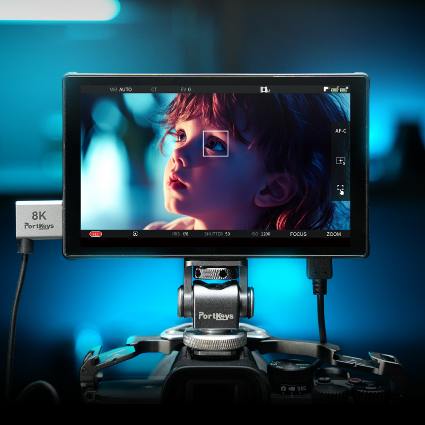 Portkeys LH5C 포트키 5.4인치 터치스크린 카메라 필드모니터 유선제어 - 상세 이미지 5