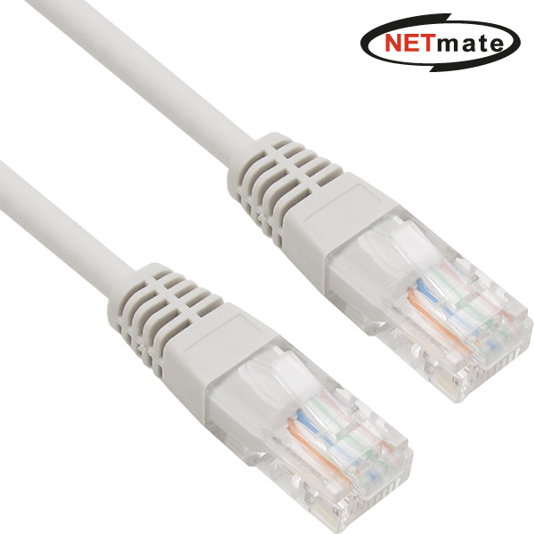 강원전자 넷메이트 CAT.5E UTP다이렉트 케이블(그레이) 1.5m NMC-U515G - 상품 이미지