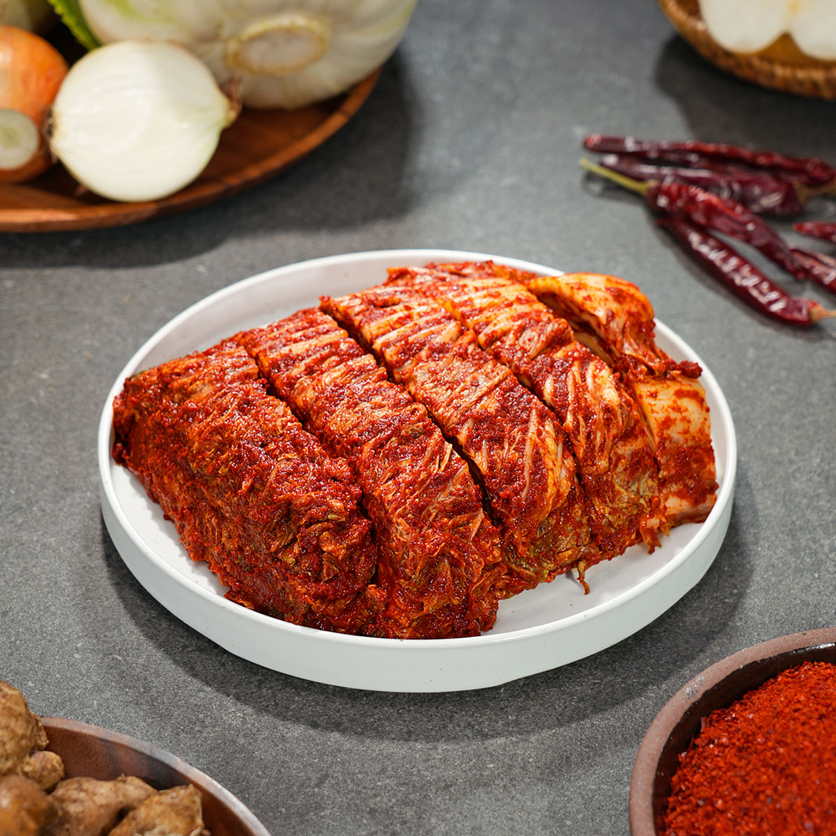 셰프애찬 실비김치 500g 매운 실비 포기김치 - 상품 이미지
