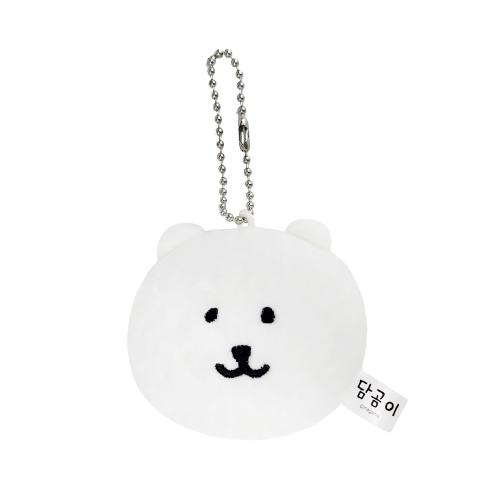 미니 담곰이 볼체인 키링 거울 봉제 인형 얼굴 농담곰 나가노 캐릭터 굿즈 - 상세 이미지 2