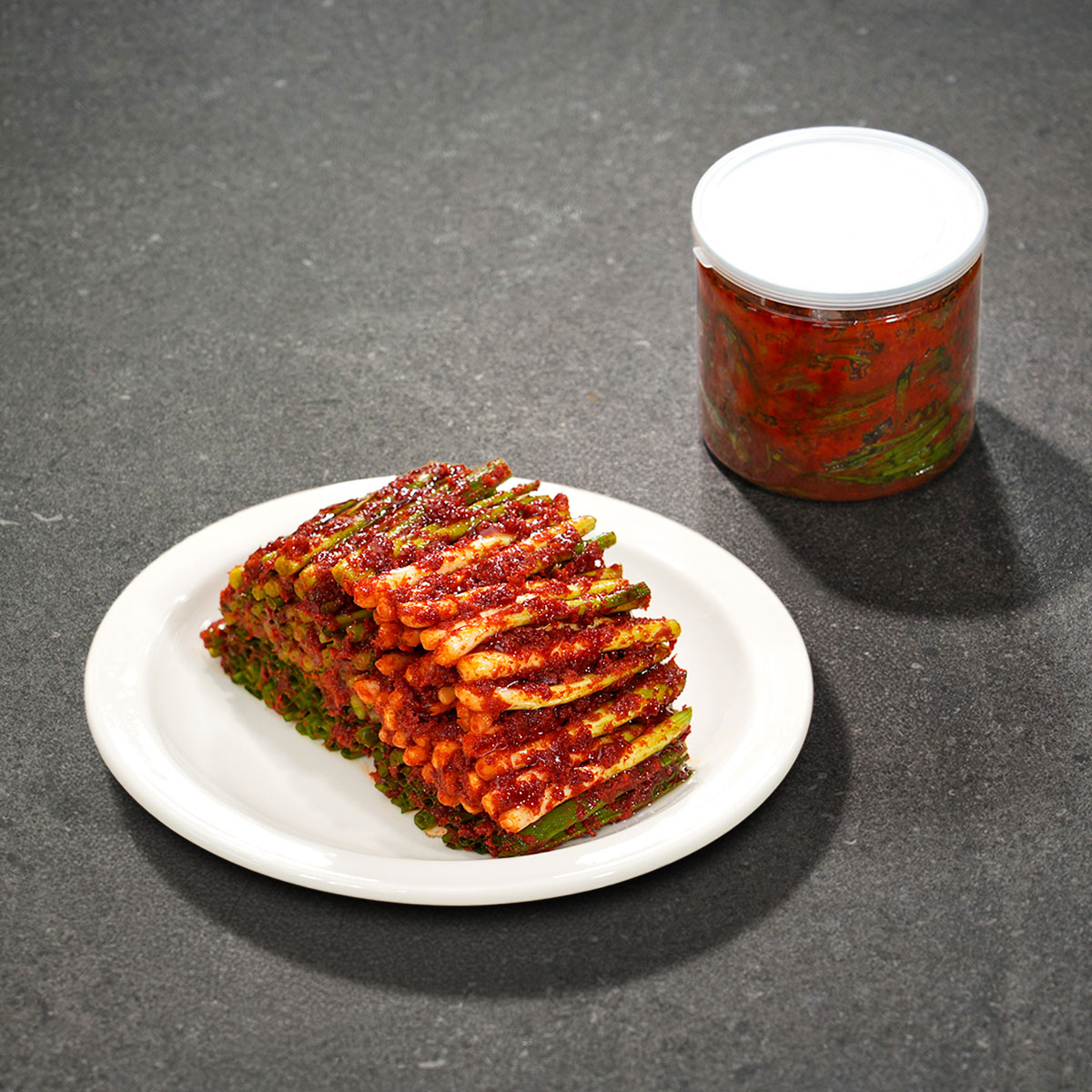 셰프애찬 실비파김치 500g 매운 실비 쪽파 김치 - 상품 이미지