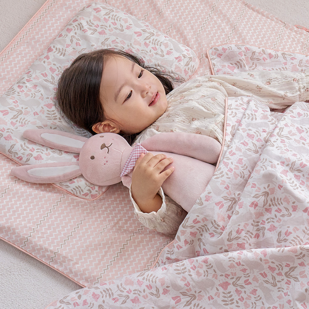 슬립스파 주니어 라텍스 아기 어린이집 낮잠이불세트 방수가방 분리형