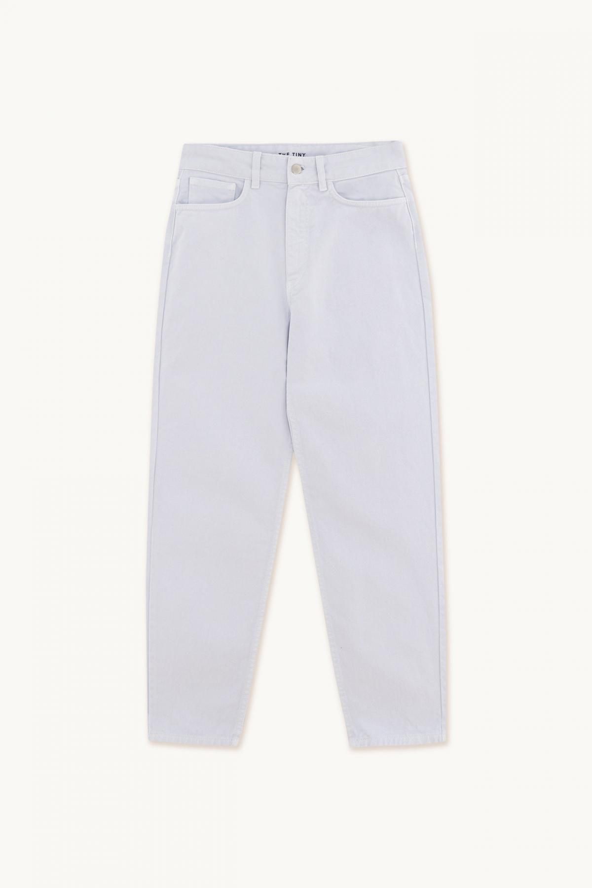 타이니코튼 하이웨이스트 스트레이트핏 데님 팬츠 SS22-747-J24 PASTEL BLUE - 상품 이미지