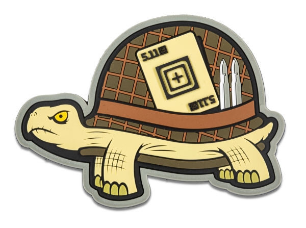 5.11 택티컬 SGT 톨토이즈 패치 (브라운) - SGT Tortoise Patch (Brown) - 상품 이미지