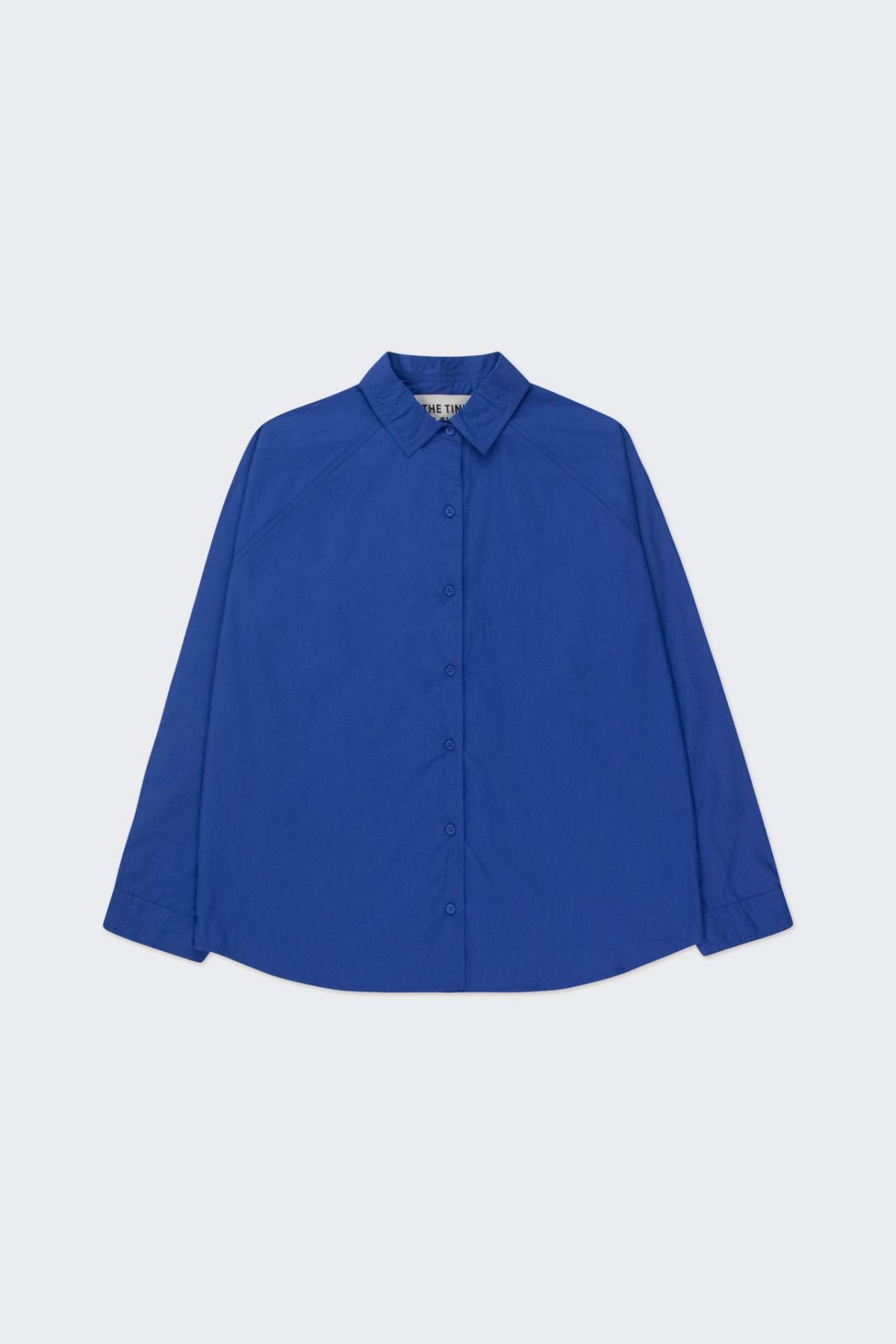 타이니코튼 래글런 루즈핏 셔츠 울트라마린 AW24-621-J29 ULTRAMARINE - 메인 이미지