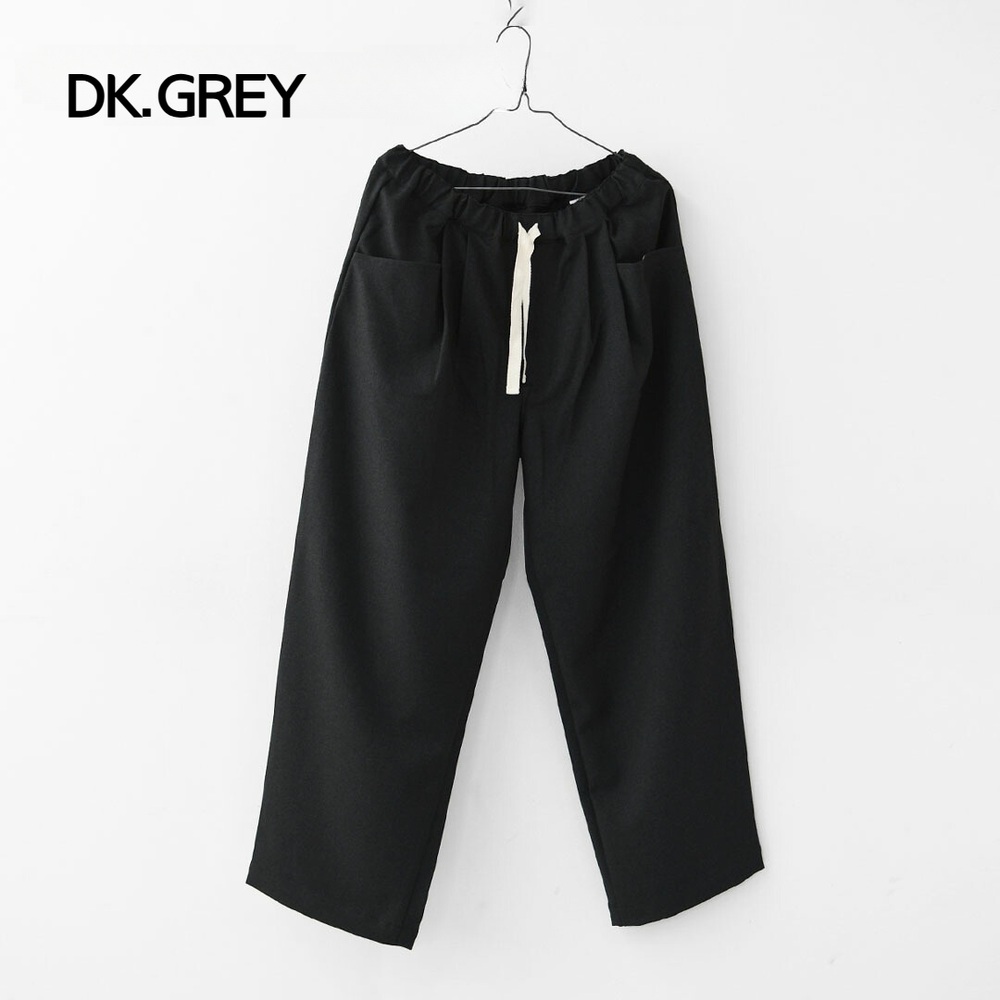단톤 플란넬 2턱 이지 팬츠 남성 와이드 팬츠 DT-E0275FLP DK.GREY 40 - 상세 이미지 3