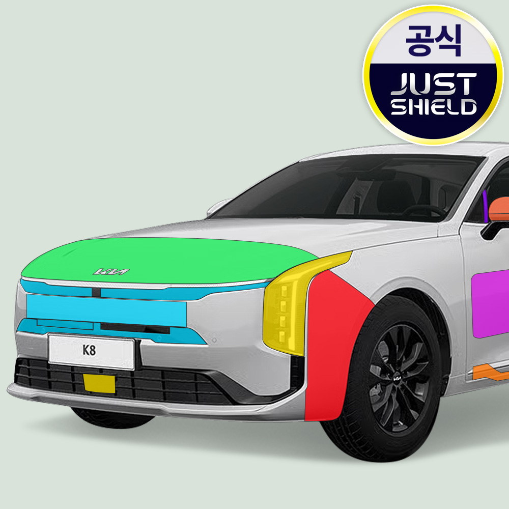 K8 페이스리프트 PPF필름 헤드라이트 전방센서 부분구매 저스트쉴드 - 상품 이미지