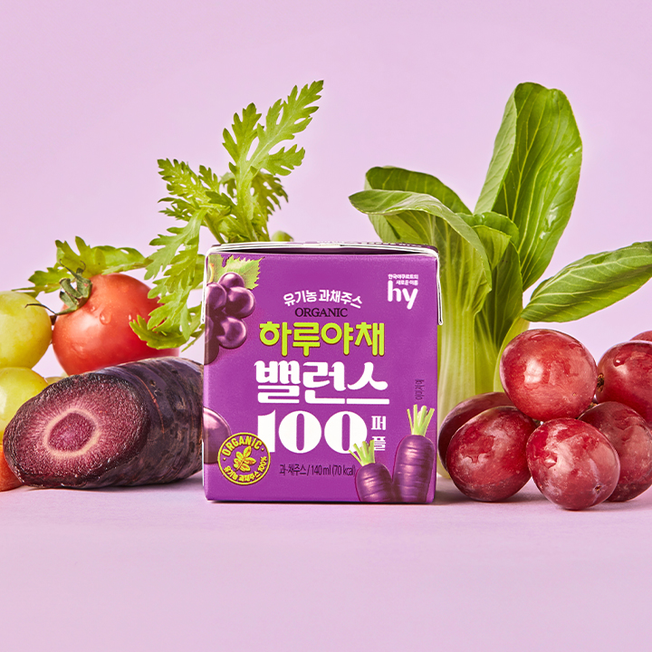 하루야채 밸런스100 2종(레드/퍼플) 1BOX(24입) - 상세 이미지 2