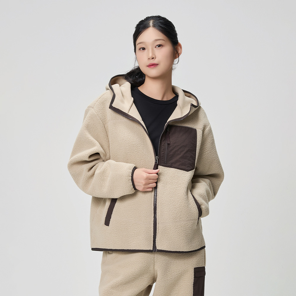 밸롭 소로나 플리스 후드집업 자켓