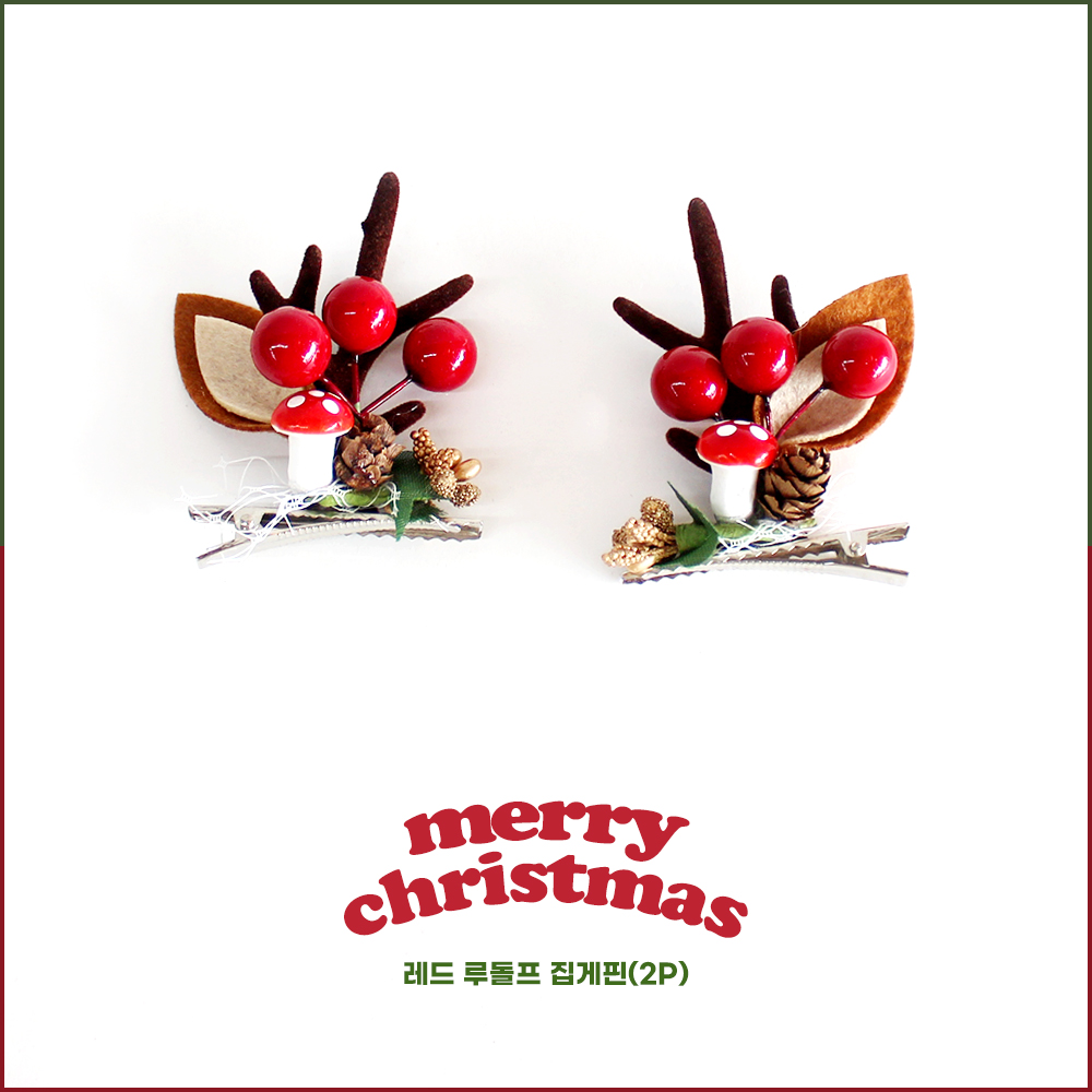 크리스마스 헤어핀 선물 아기 유아 여아 키즈 머리핀 산타 루돌프 트리 파티 소품 머리띠