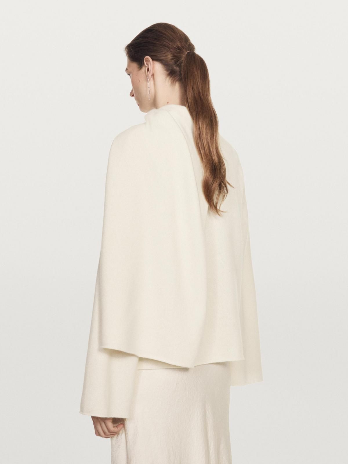 마시모두띠 프리미엄 울 스카프 니트 스웨터 5756/551 OFF WHITE - 상세 이미지 5