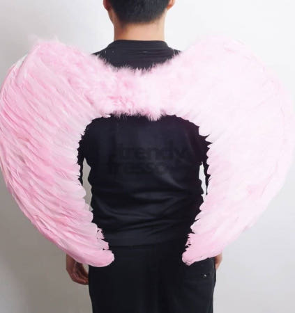 [트렌디프레소협력사]데이슬롯 천사 날개 핑크 대형 요정 나비 공연