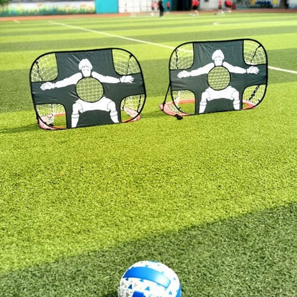 2in1 축구 골대 휴대용 풋살 골대 원터치 유소년 - 상품 이미지