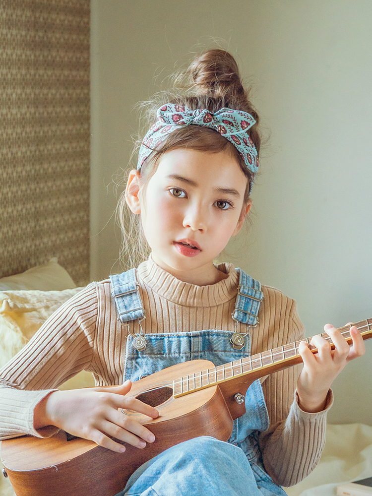 맥케인 고무줄 헤어밴드 유아머리띠 - 메인 이미지
