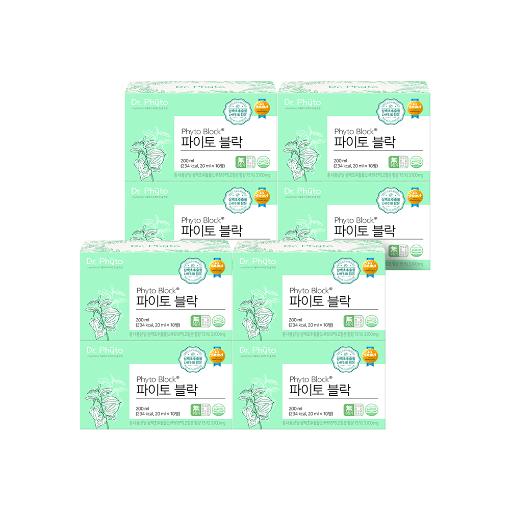 [헬시 기획전] 닥터파이토 삼백초추출물 LHF618 파이토블락 8박스(80회분) 제품 이미지