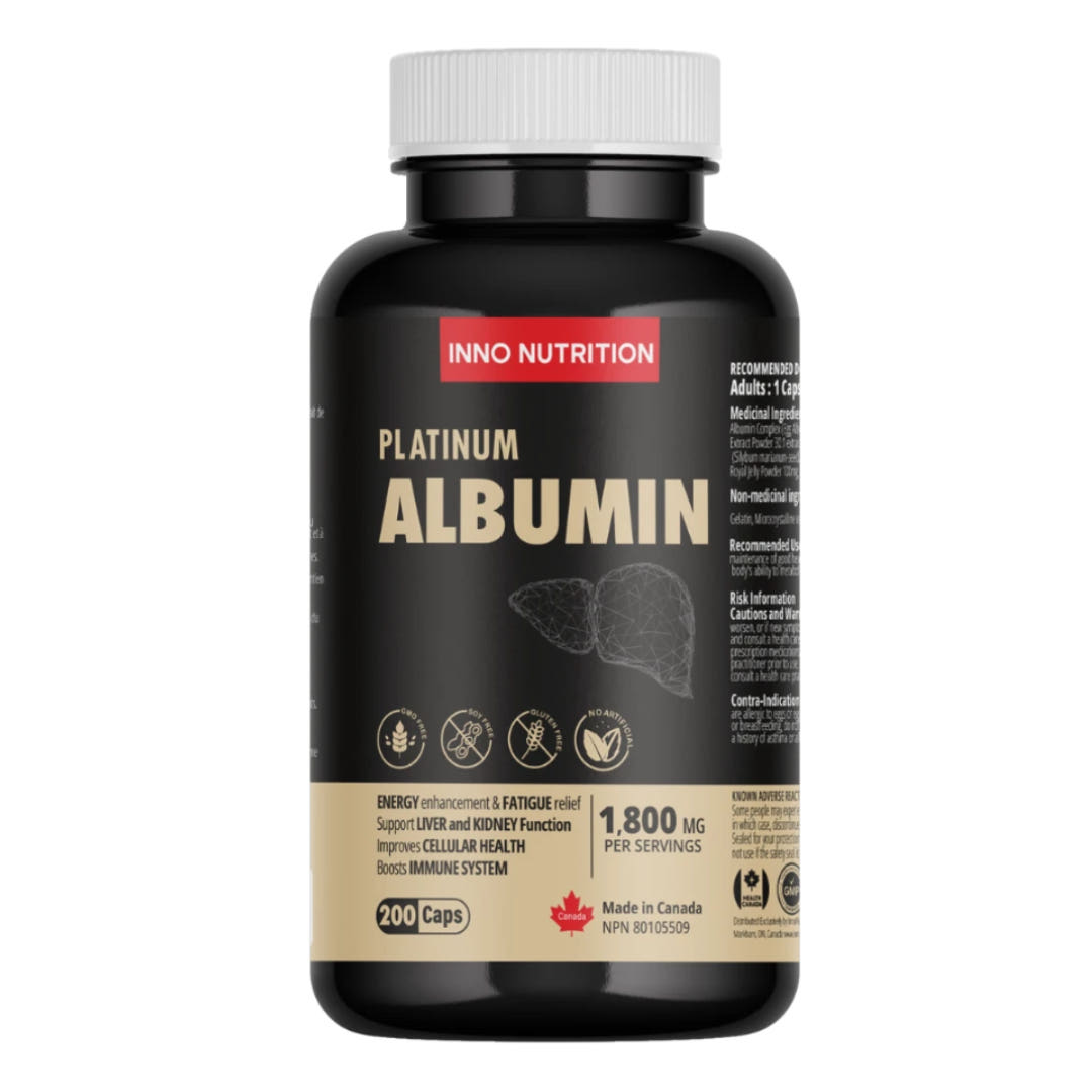 이노뉴트리션 캐나다 알부민 골드 1800mg 200캡슐 난백알부민 100% - 상품 이미지