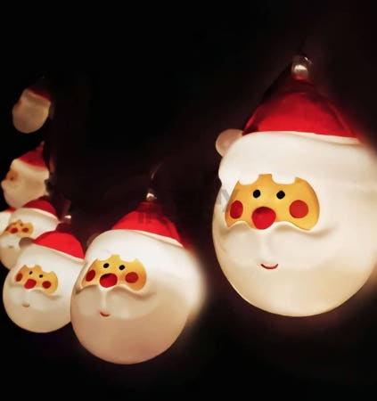 [트렌디프레소협력사]데이슬롯 LED 크리스마스가랜드 산타 크리스마스조명무드등