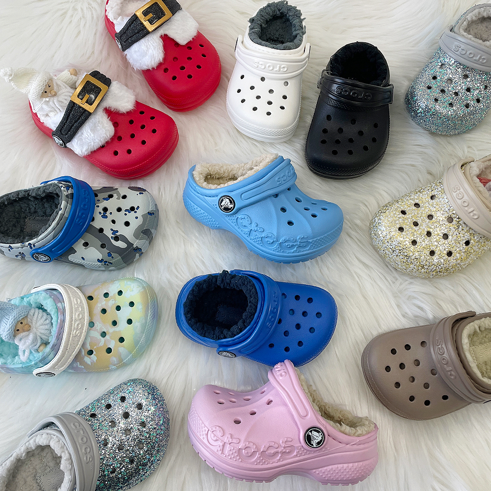 크록스 키즈 털신 바야 라인드 토들러 겨울 어린이 털슬리퍼 샌들