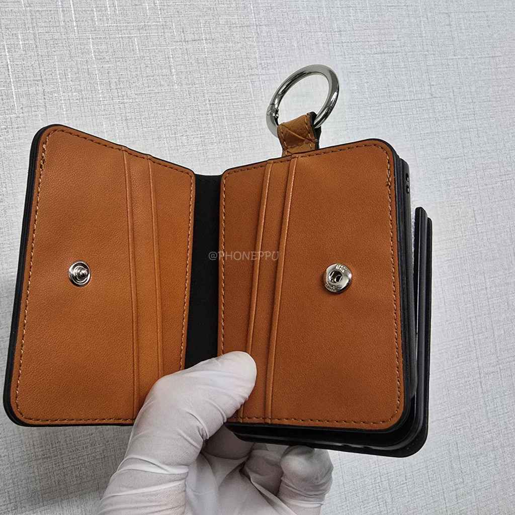 [RAFFINE] 라피네 로마 케이스 GS 블랙, 갤럭시Z플립7 FE F761 - 상세 이미지 5