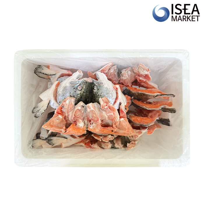 연어 슈페리어등급 특수부위 5kg 연어머리 갈비뼈 서더리 부산물 구이용 탕용 - 상세 이미지 5