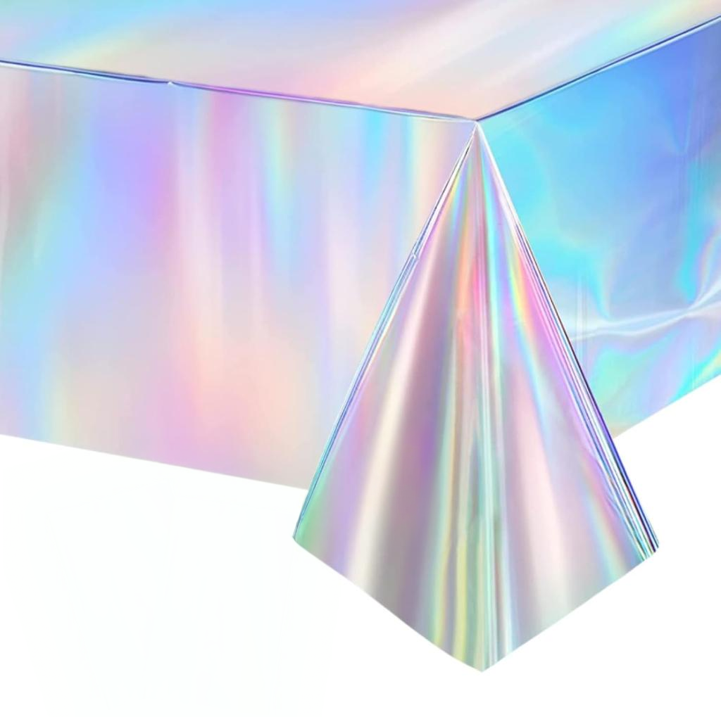 [미소쌤] 홀로그램 테이블보 식탁보 방수 겨울 크리스마스 소품 파티용품 장식