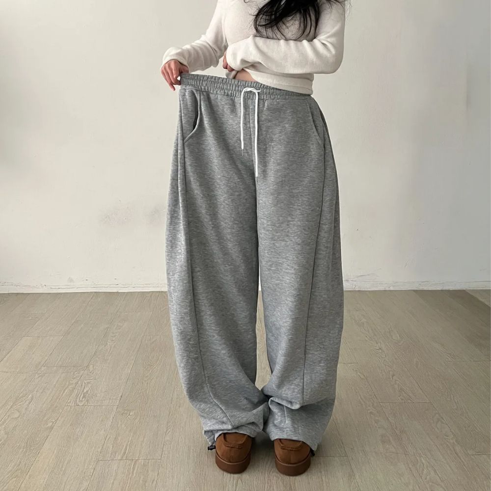 하체비만팬츠 키작녀바지 키작녀기모바지 - 상세 이미지 2