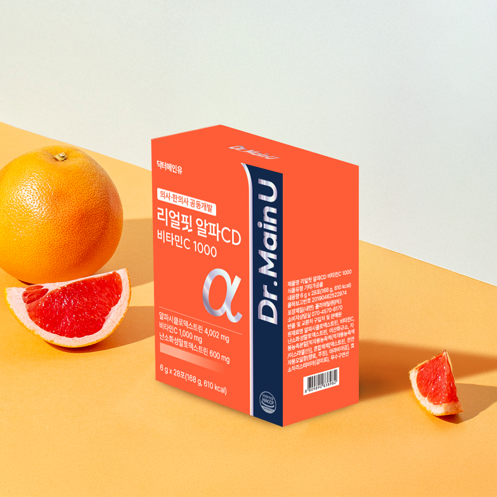 리얼핏 알파 CD 4002 알파시클로덱스트린 알파시디 분말 씨디 28포, 3개