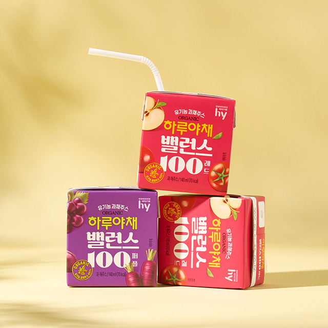하루야채 밸런스100 2종(레드/퍼플) 1BOX(24입) - 메인 이미지