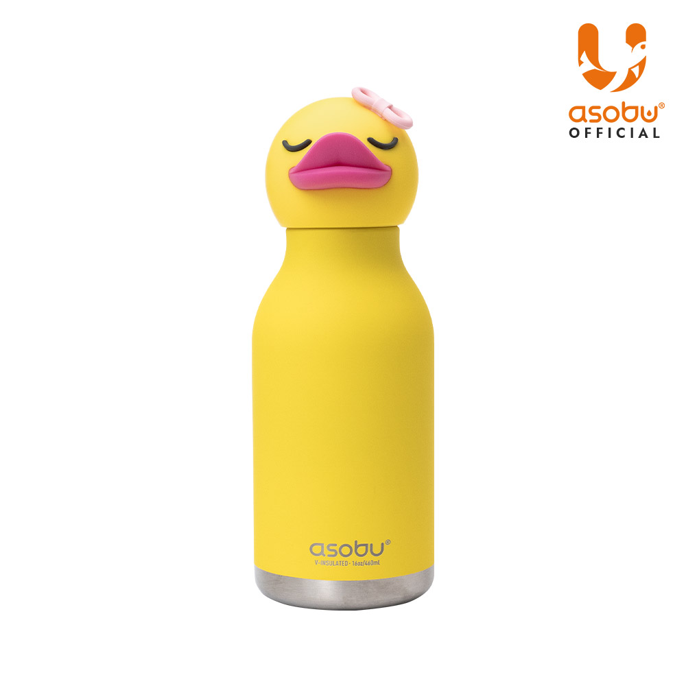 아소부 스테인레스 보온보냉 캐릭터 텀블러 베스티 460ml, 덕 - 메인 이미지