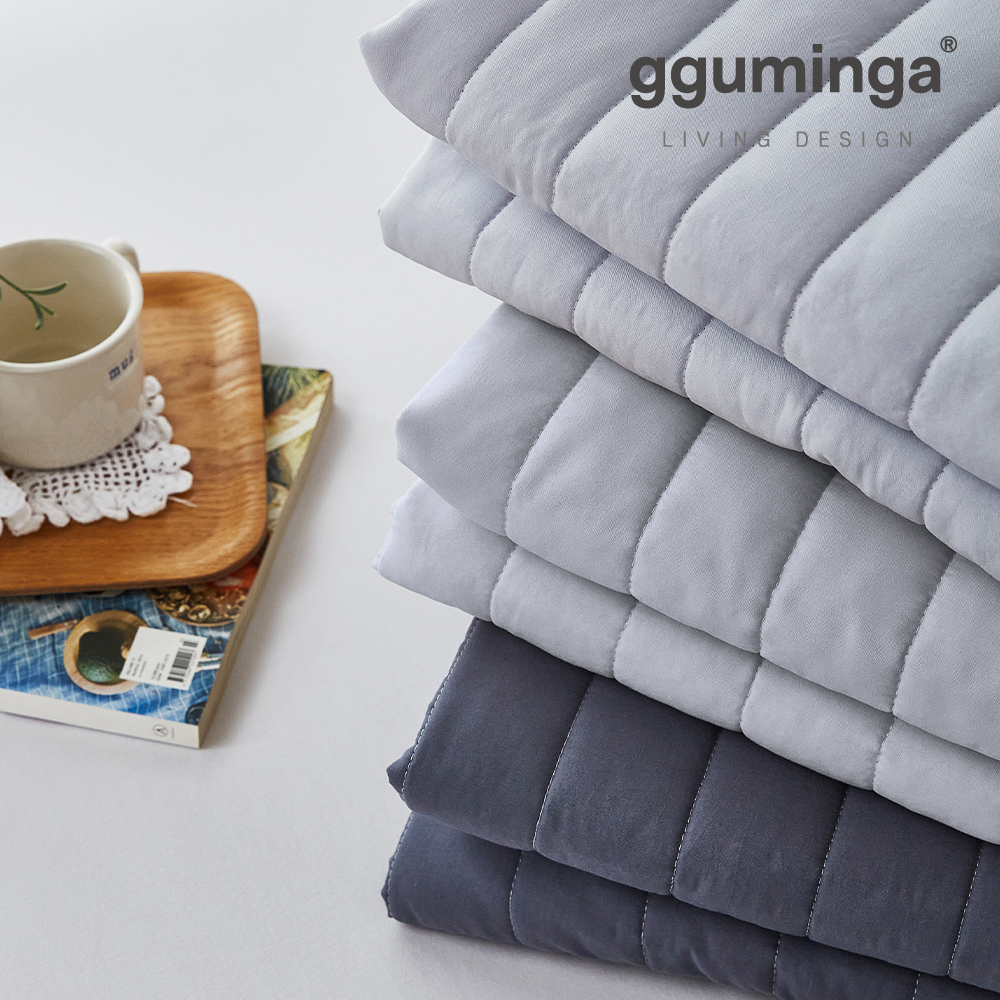 탄소매트커버 전기장판 전기 온수 매트 커버 1인용 2인용 그레이 SS (110x200cm)